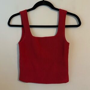 Reformation Julia Ribbed Sweater Tank Top XS